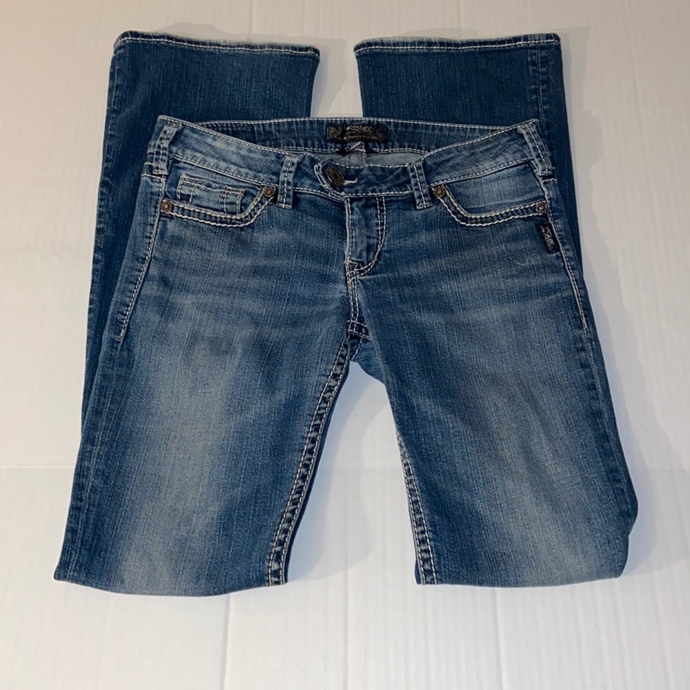 Silver Jeans Women’s Medium Blue Flare Mcbling Y2K Jeans
